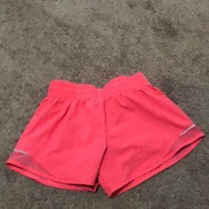 Pink athletic shorts